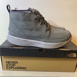 The North Face Mens NSE Chukka Suede Insulated Boots Off Mountain Grey 9.5 NEW!